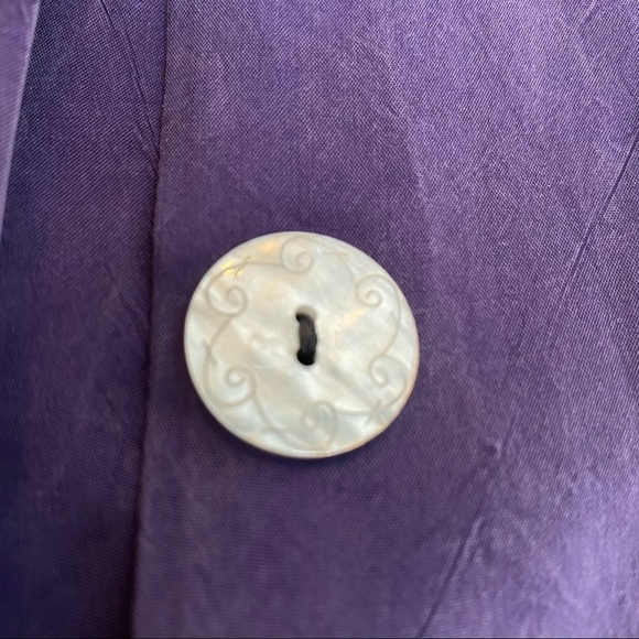 Vintage rabbit rabbit rabbit purple 2 piece long dress and jacket size 14 - Picture 11 of 16